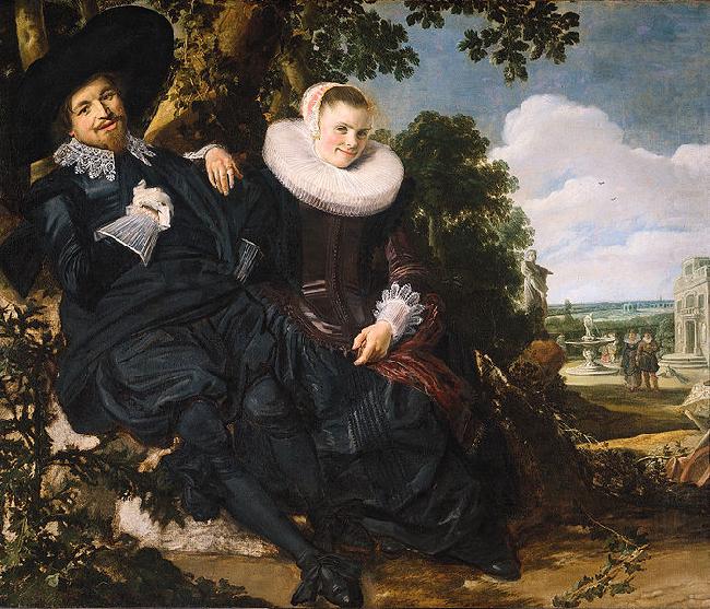 Frans Hals Marriage Portrait of Isaac Massa en Beatrix van der Laen china oil painting image